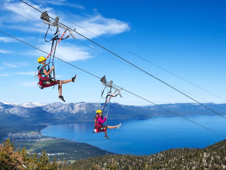 Lake Tahoe, Epic Discovery, Zip Line View