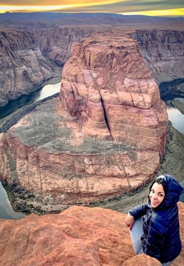 Picture at Horseshoe Bend in Arizona