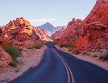 road in Nevada