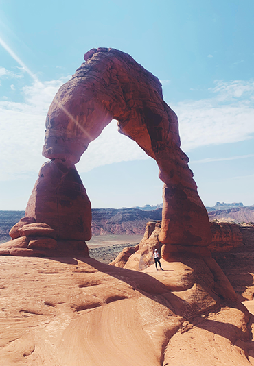 Picture at Delicate Arch, UT